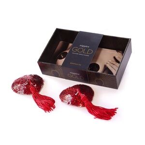 Nippies Gold – Gypsy Rose Red Hearts NIB